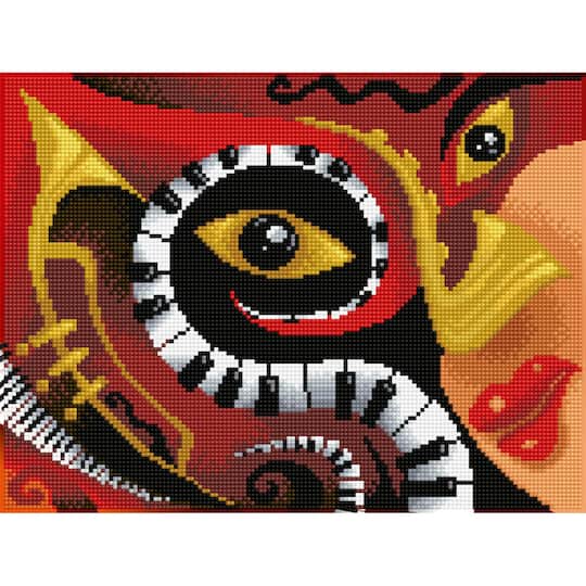 Diamond Dotz® Intermediate Jazz Bar with Frame Diamond Painting Kit